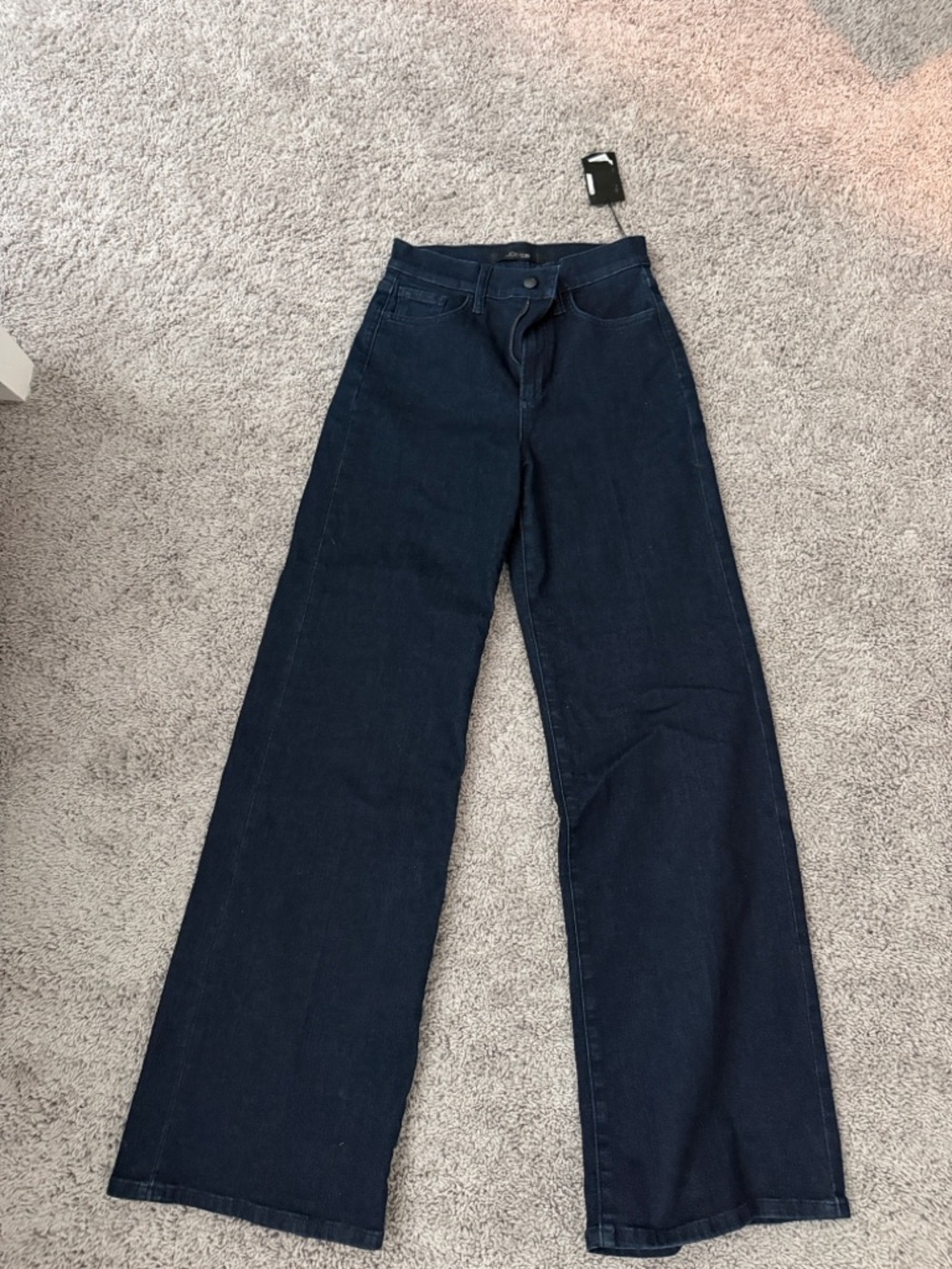 Joe's Jeans Dark Indigo Wide-Leg High-Rise Jeans